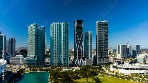 South Beach Miami Sunrise Aerial Overview Sunny Beach