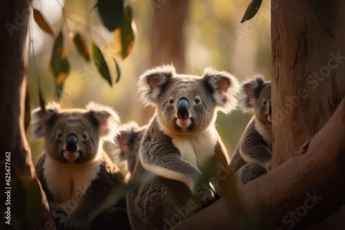 Cuddly Koalas - AI Generated