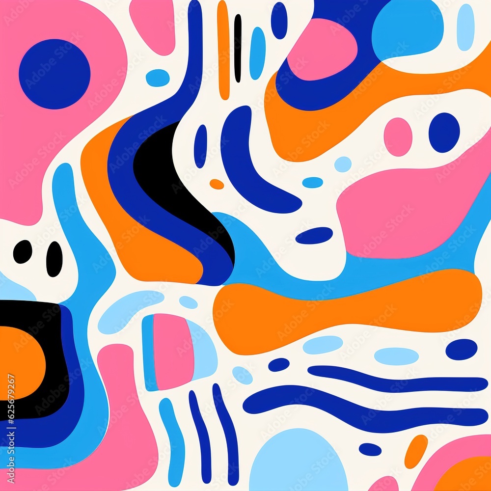 Abstract pattern background for a travel brand