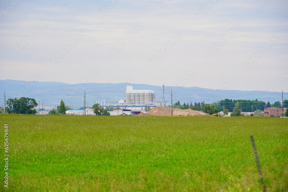 beautiful village landscape in state of Idaho, USA beautiful village landscape in state of Idaho, USA