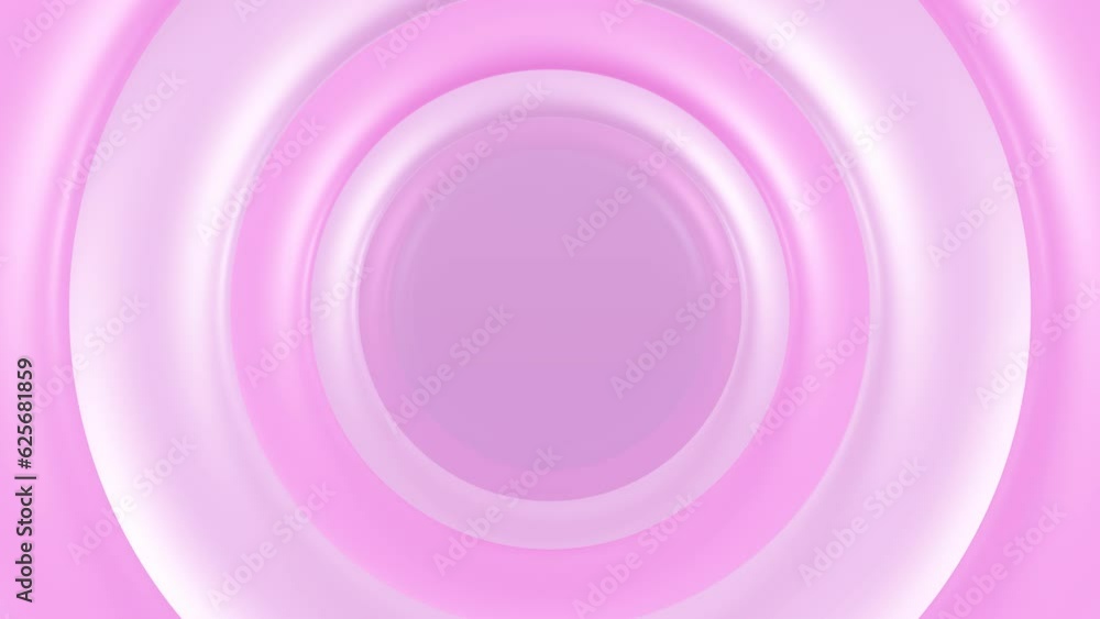 Pink gradient cartoon circle tunnel loop animation background Pink gradient cartoon circle tunnel loop animation background