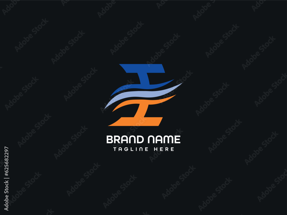 IT letter logo IT letter logo