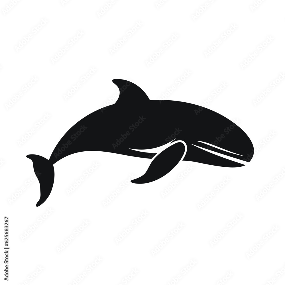 Whale logo, whale icon, whale head, vector Whale logo, whale icon, whale head, vector
