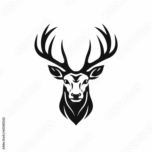 Deer logo  deer icon  deer head  vector