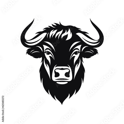 Buffalo logo, buffalo icon, buffalo head, vector © Stitch
