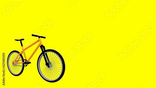 Mountain bike used for cycling on trails