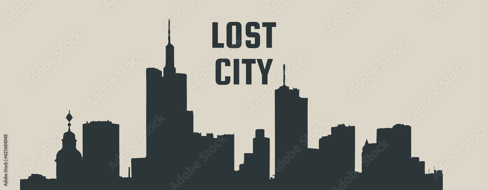 Lost city landscape and portrait