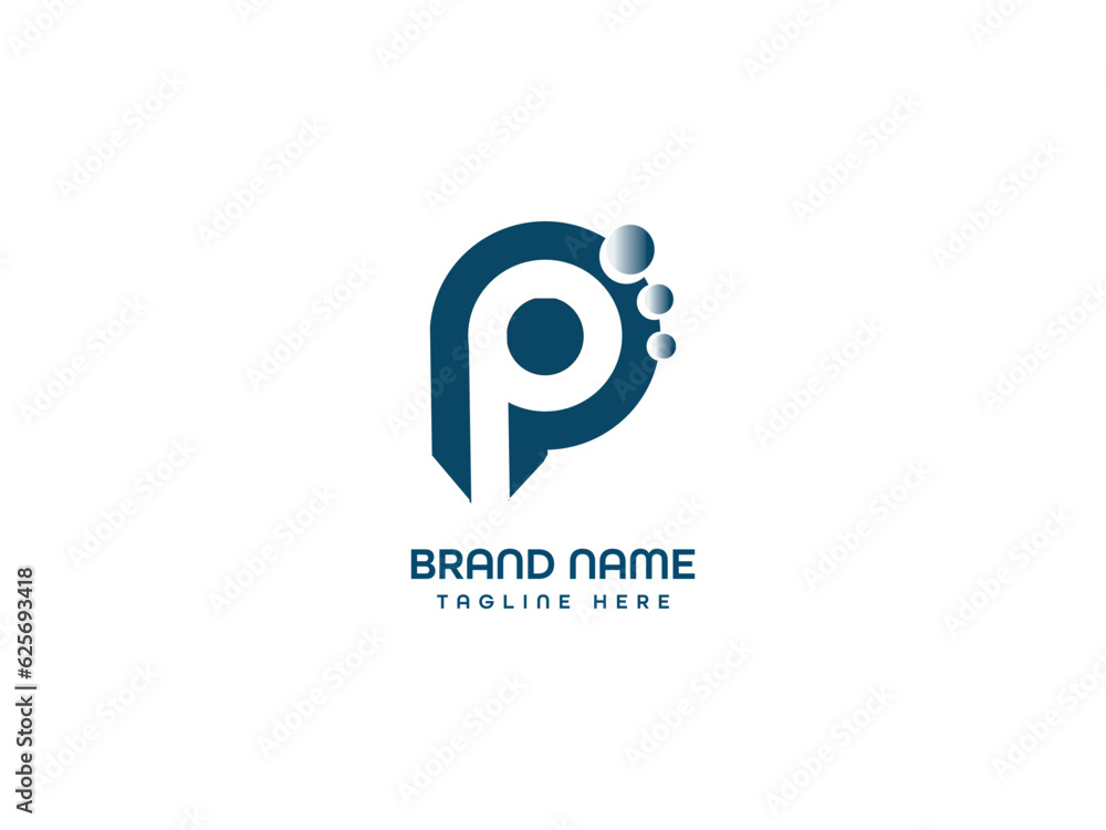 P Modern letter logo