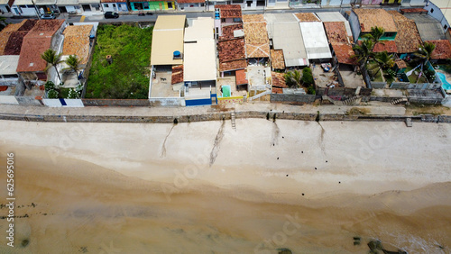 Foto Imagem aérea (drone). Lagoa Azeda, Jequiá, Alagoas, Brasil.