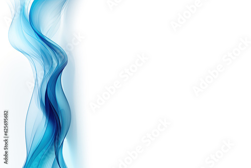 Abstract background waves. White and blue abstract background for wallpaper oder business card