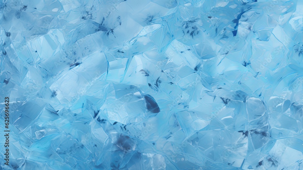 Obraz premium illustrated frozen ice texture Generative AI