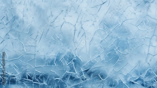 Natural scratched ice at the ice rink as texture or background for winter composition Generative AI
