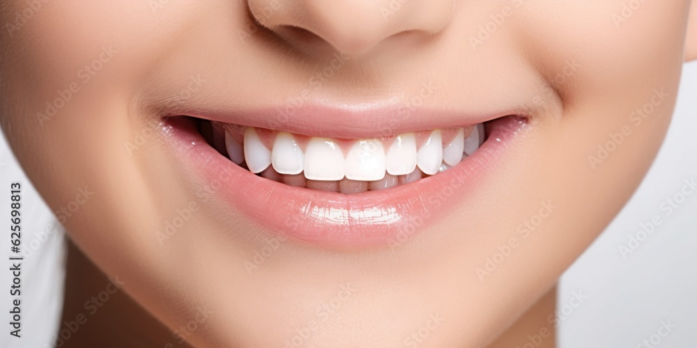 Perfect kids smile, happy child with beautiful white milk toothy smile, child dental care. Generative ai Perfect kids smile, happy child with beautiful white milk toothy smile, child dental care. Generative ai