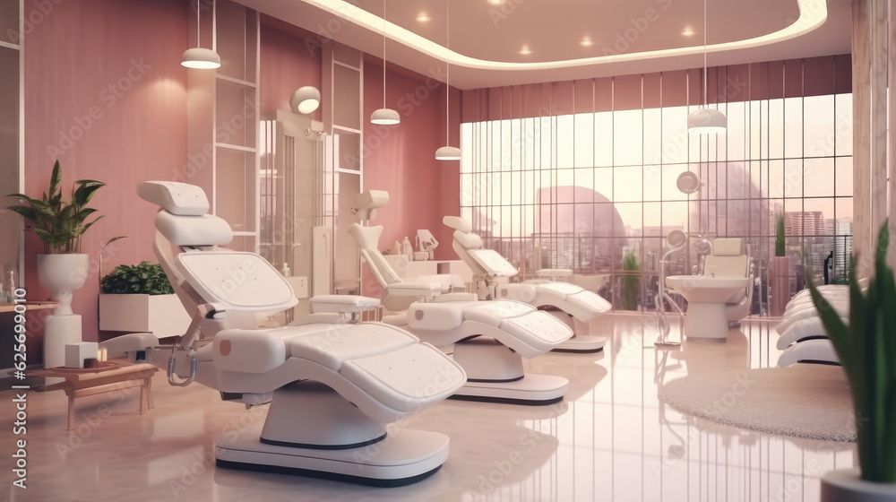 Modern beauty massage and spa place