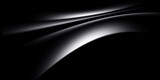 Abstract dark grey smoke waves background. Monochrome smooth design