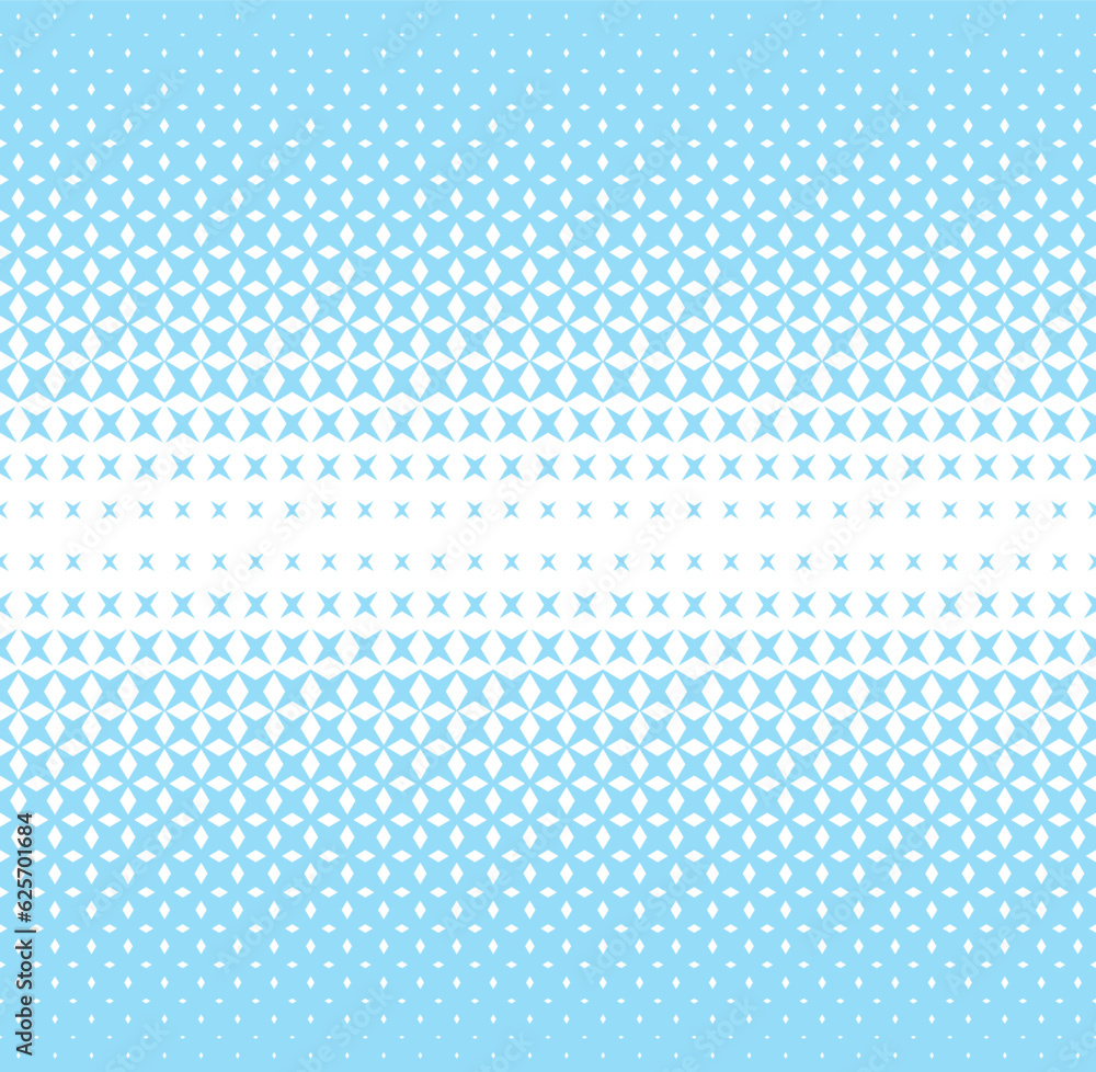 Halftone pattern with rhombuses and stars. Abstract geometric gradient background. Vector illustration, Halftone pattern with rhombuses and stars. Abstract geometric gradient background. Vector illustration,