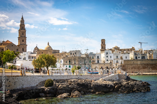 Fototapeta Naklejka Na Ścianę i Meble -  cala porta vecchia beach, monopoli, puglia, italy, bari, europe, beach, coast, old town of monopoli