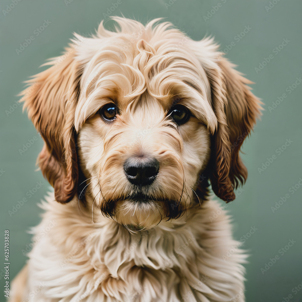 Goldendoodle portrait