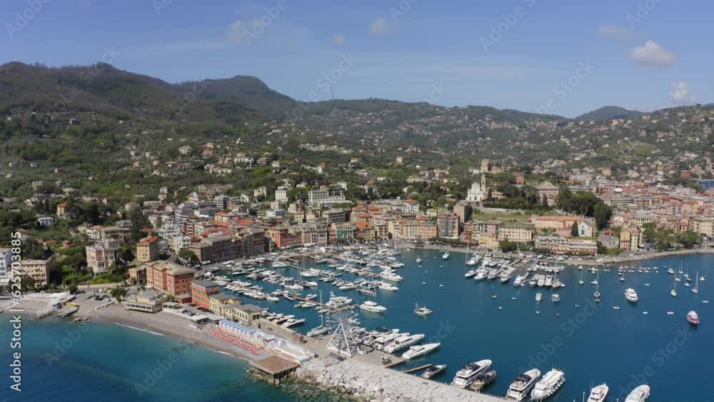 Santa Margherita Ligure Italy Aerial view Santa Margherita Ligure Italy Aerial view