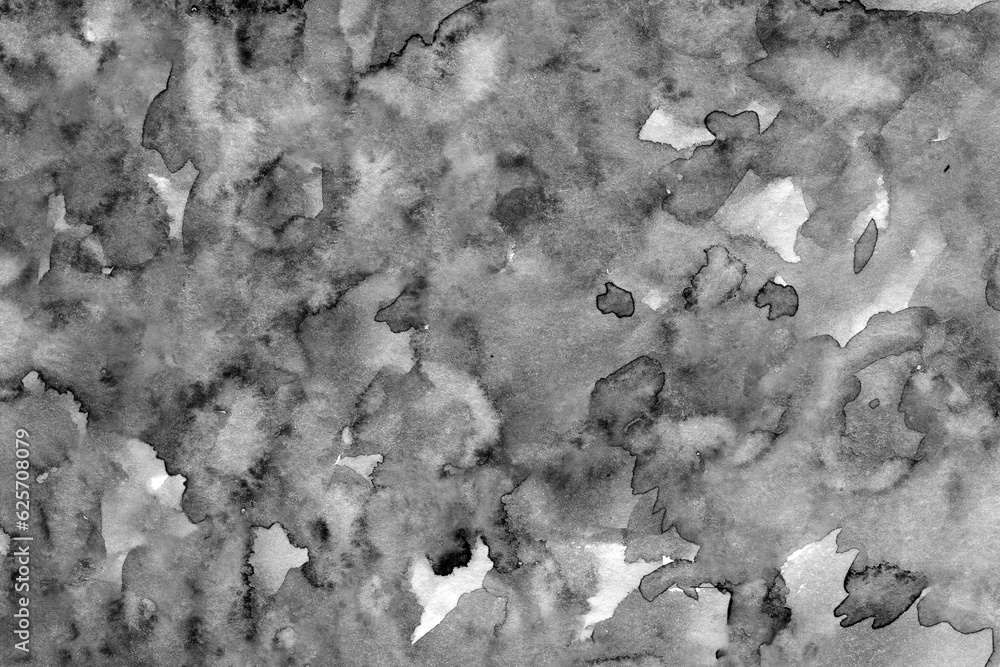 Obraz premium Black and white watercolor texture