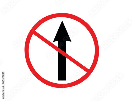 Traffic Signs Prohibition Signs. no entry