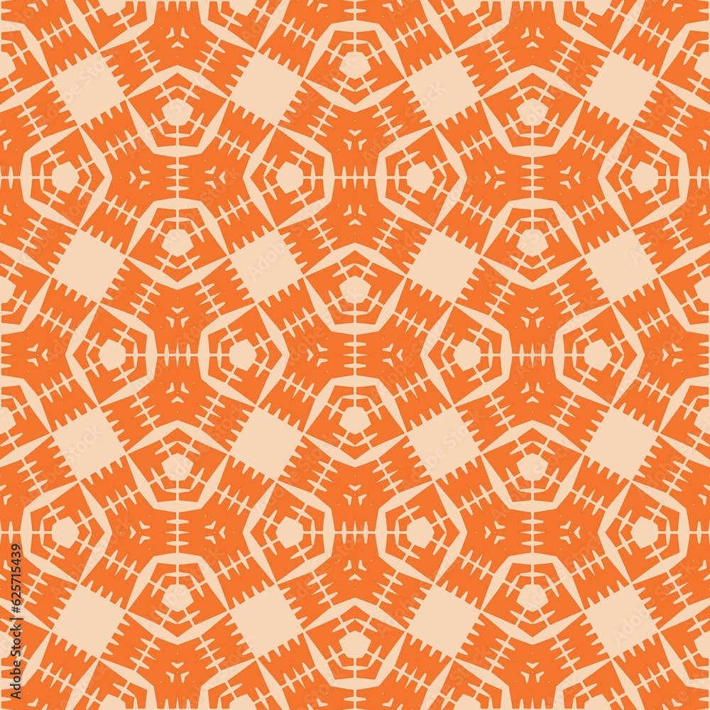 Endlos gekacheltes Muster - abstrakt geometrische Formen - Generative AI, Generativ, KI Endlos gekacheltes Muster - abstrakt geometrische Formen - Generative AI, Generativ, KI