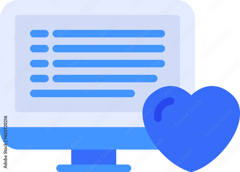 monitor love icon monitor love icon