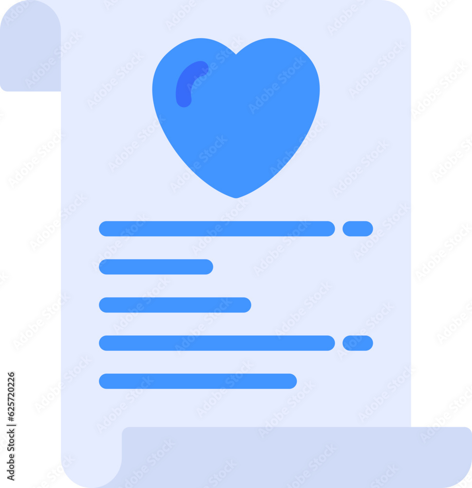 Fototapeta premium love letter icon
