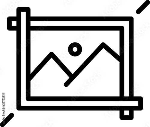 image crop icon
