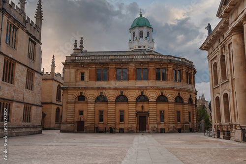 The Sheldonian Theatre  used for music concerts  lectures and University ceremonies  Oxford  England  UK