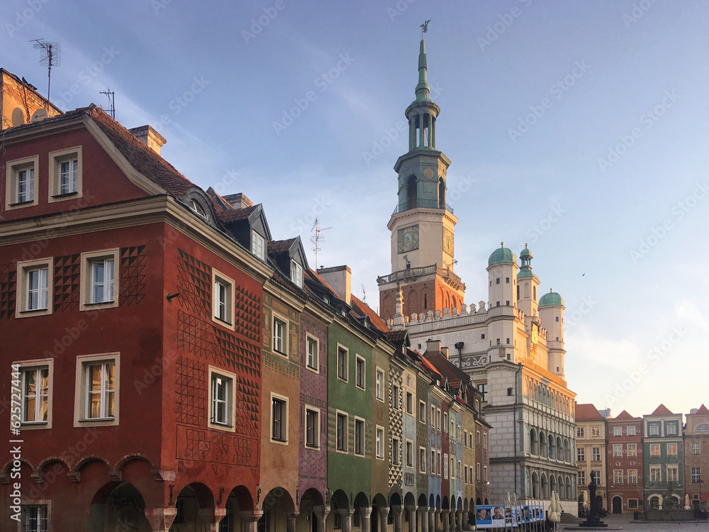 Fototapeta premium Poznań old town hall, Poland, June 2019 