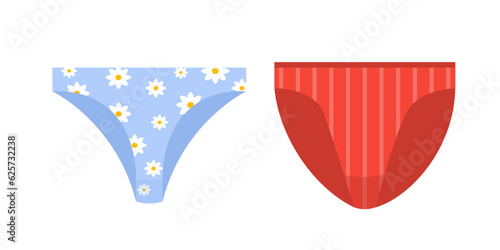 Swimsuit shorts sticker set
