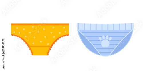 Swimsuit shorts sticker set