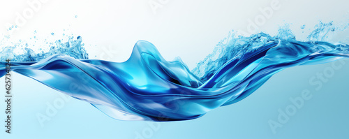Very well balanced and basic water ripple or water splash background. Abstract background with liquid motion. Hand edited generative AI.