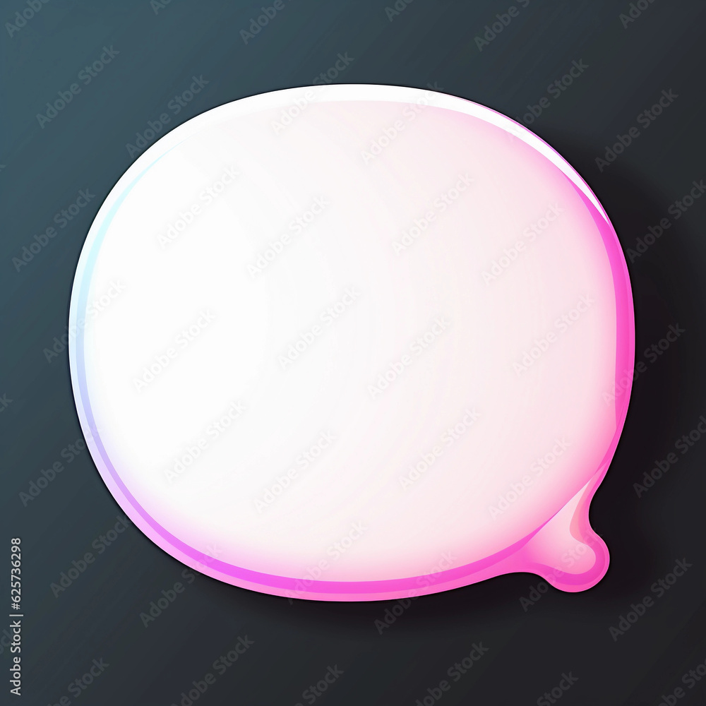 an illustration of blank text bubble for graphic design created by generative AI an illustration of blank text bubble for graphic design created by generative AI