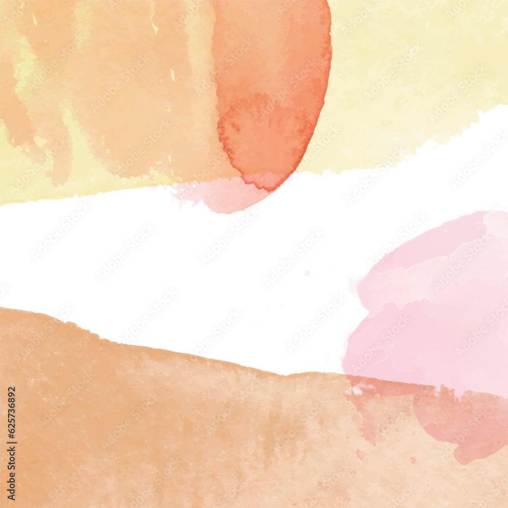 Fototapeta premium Abstract watercolor background. Hand-painted background. Vector illustration.