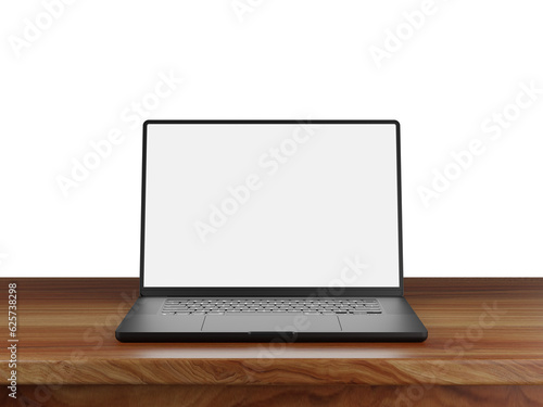 Responsive Web Design and website Mockup, Devices Mock up, Smartphone desktop tablet laptop template Mockup with transparent background on top of wood desk.