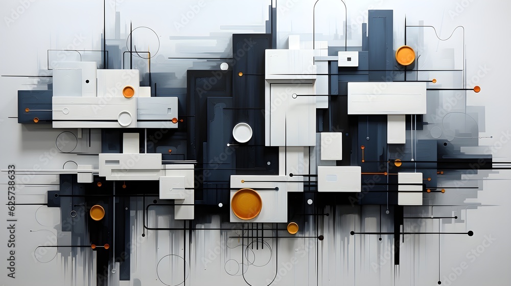 Flowing Monochrome - Artistic Tech Graphic Background Flowing Monochrome - Artistic Tech Graphic Background