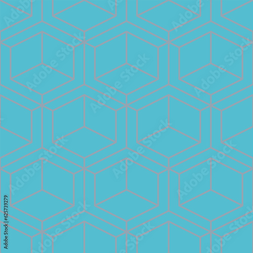 Cube seamless background. Vector illustration.