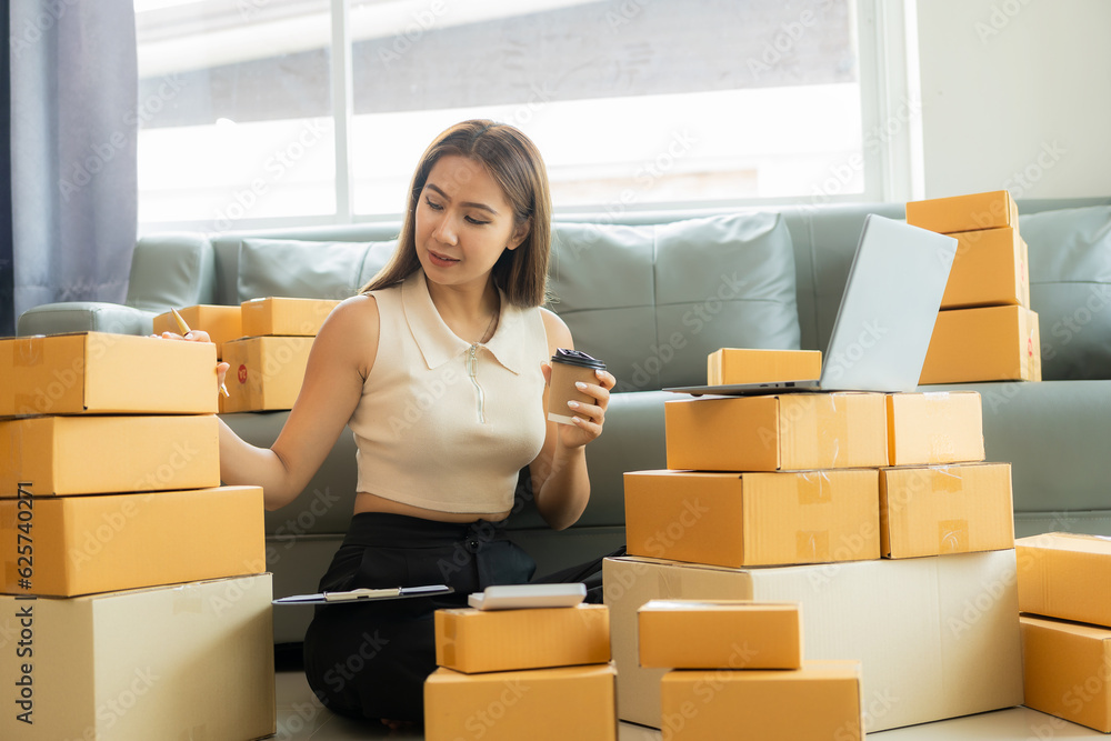 Business woman's success Sell OnlineShipping African American ParcelBusinesswoman Working at Warehouse Prepares SME Package Box for Delivery at Home Small Business OfficeOnline Sales Ideas Business woman's success Sell OnlineShipping African American ParcelBusinesswoman Working at Warehouse Prepares SME Package Box for Delivery at Home Small Business OfficeOnline Sales Ideas
