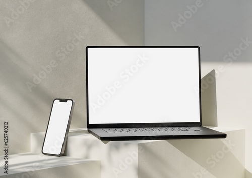 Responsive Web Design and website Mockup, Devices Mock up, Smartphone desktop tablet laptop template Mockup