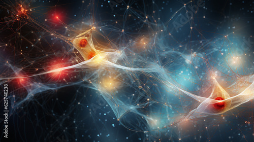 Neural Network, Neurons, Brain Cells at Work