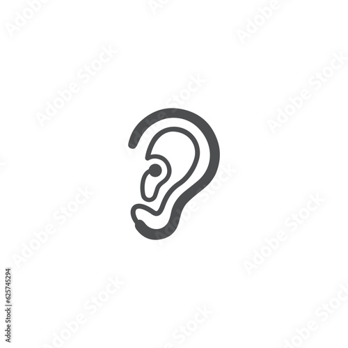 Ear Hearing Logo Creative Design Template Vector