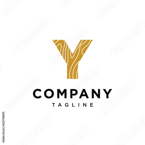Letter Y Wood carpentry logo icon vector template.eps