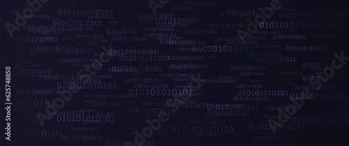 abstract modern binary background with gradient, futuristic modern technology theme background, backdrop, card, banner