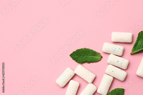 Fresh chewing gums with min...