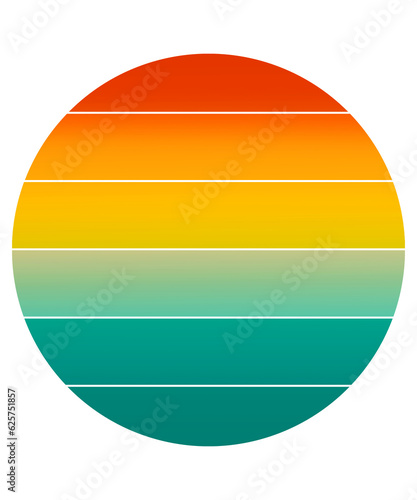 retro sunset vintage old design for background t-shirt, POD, book cover and other Print on demand retro sunset vintage