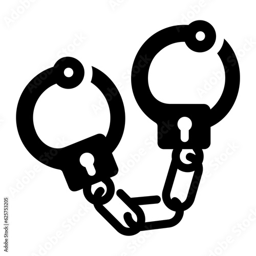 handcuffs Solid icon