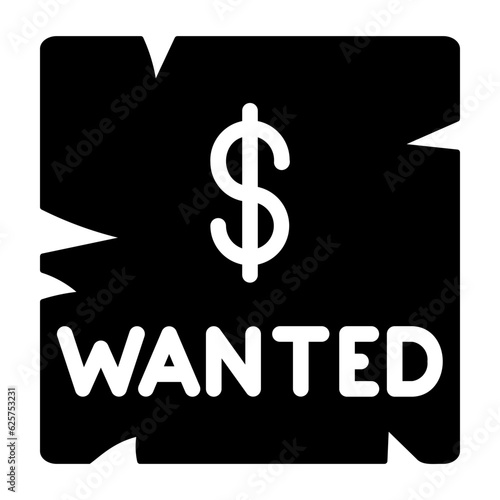 wanted Solid icon
