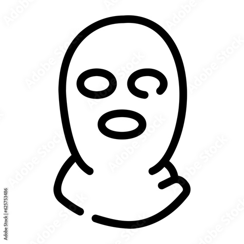 robber Line Icon